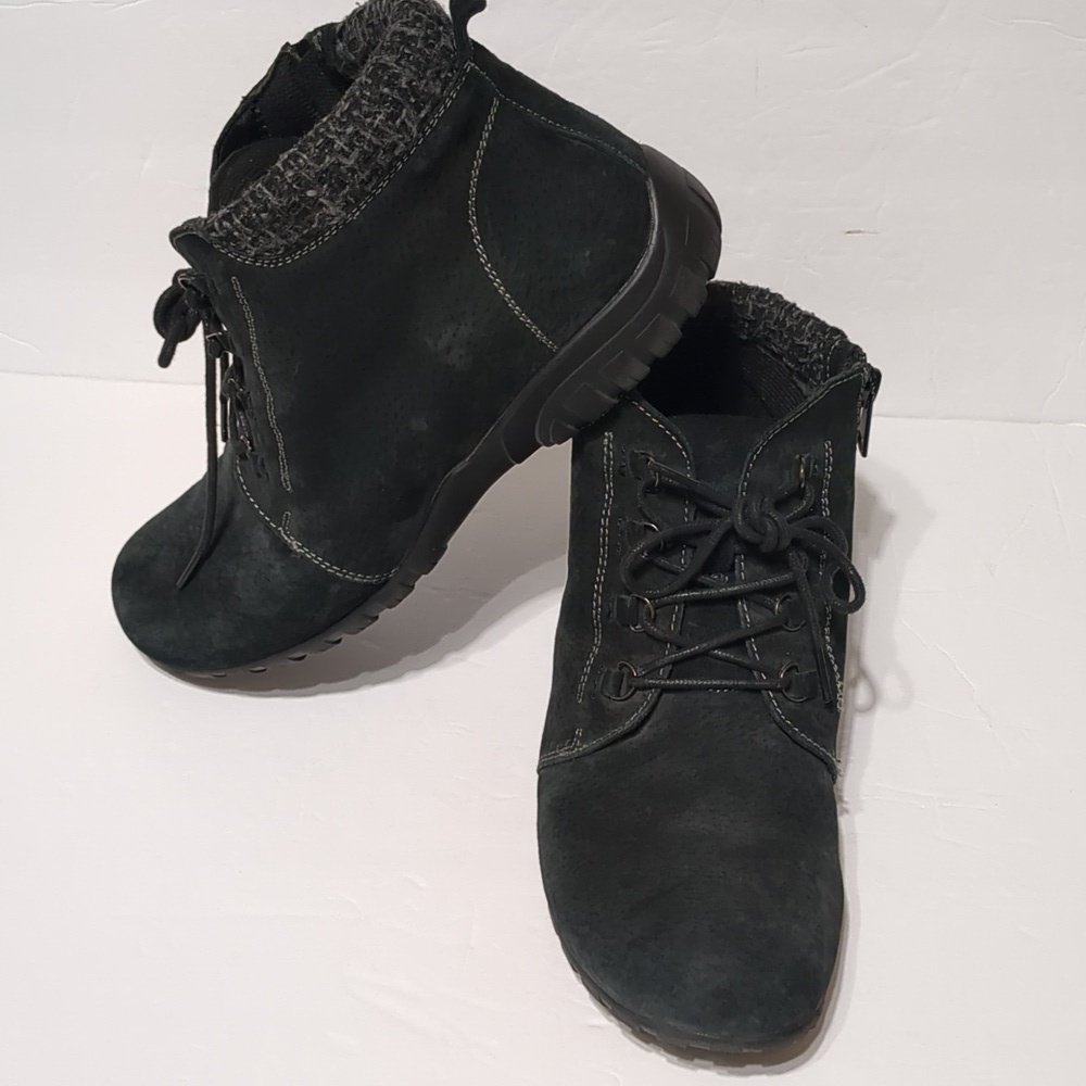 Propet Delaney Ankle Booties Black Suede women 8.5 - Picture 4 of 8